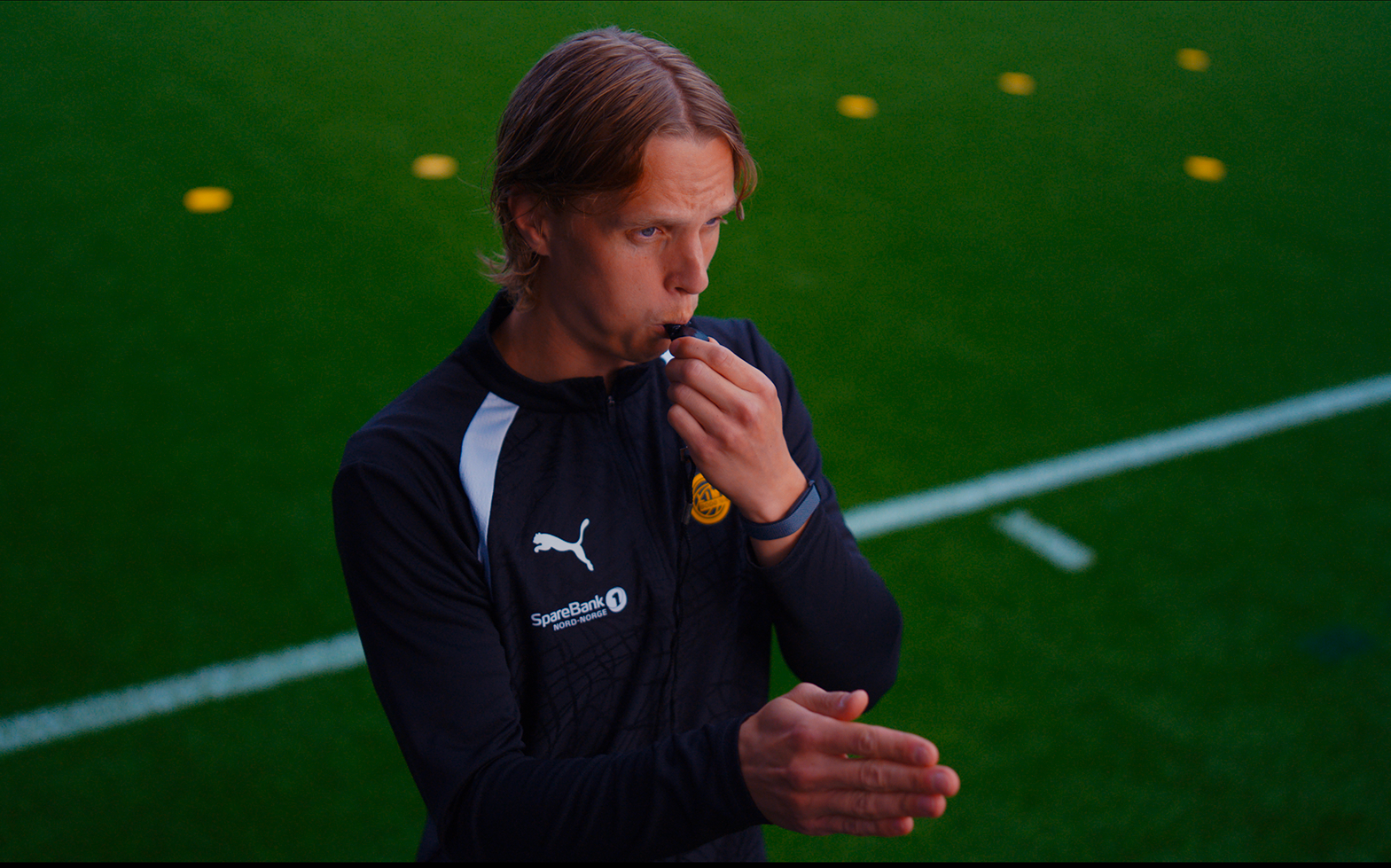 Ulrik saltnes blåser av for en helsesjekk.