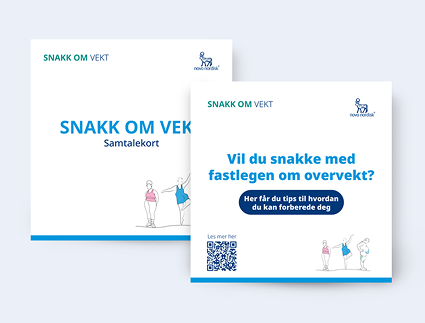 Smarte hjelpemidler til samtalen om overvekt